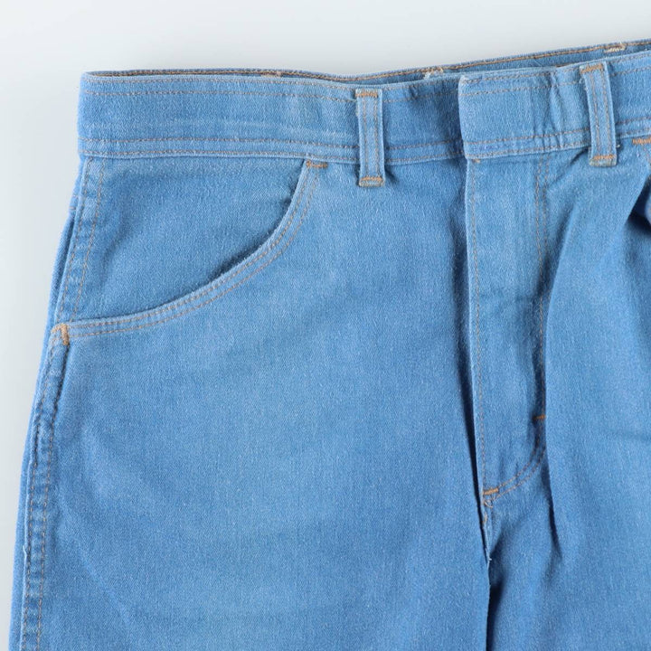 80s-90'S Wrangler Straight Denim Pants, Made in USA, Men's, W35, Vintage unclear blue type Vintage Second Hand