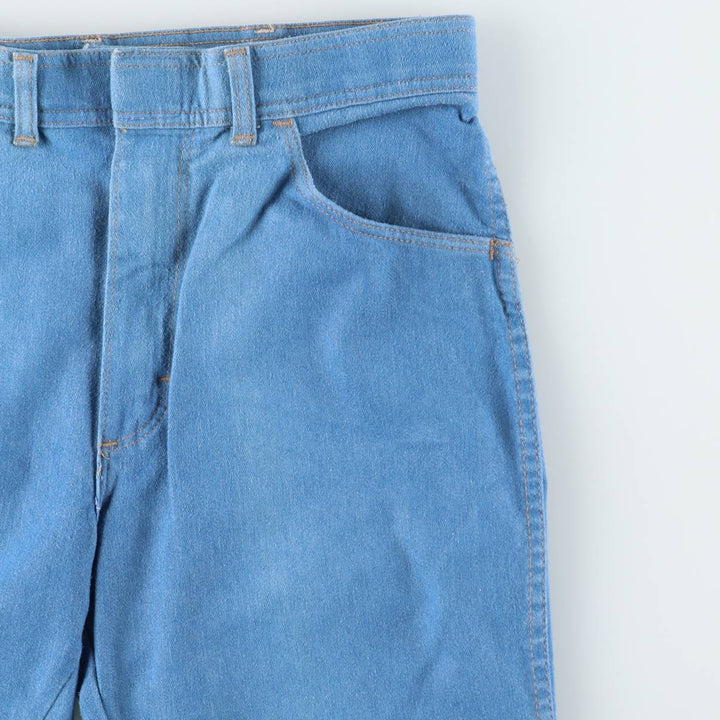 80s-90'S Wrangler Straight Denim Pants, Made in USA, Men's, W35, Vintage unclear blue type Vintage Second Hand