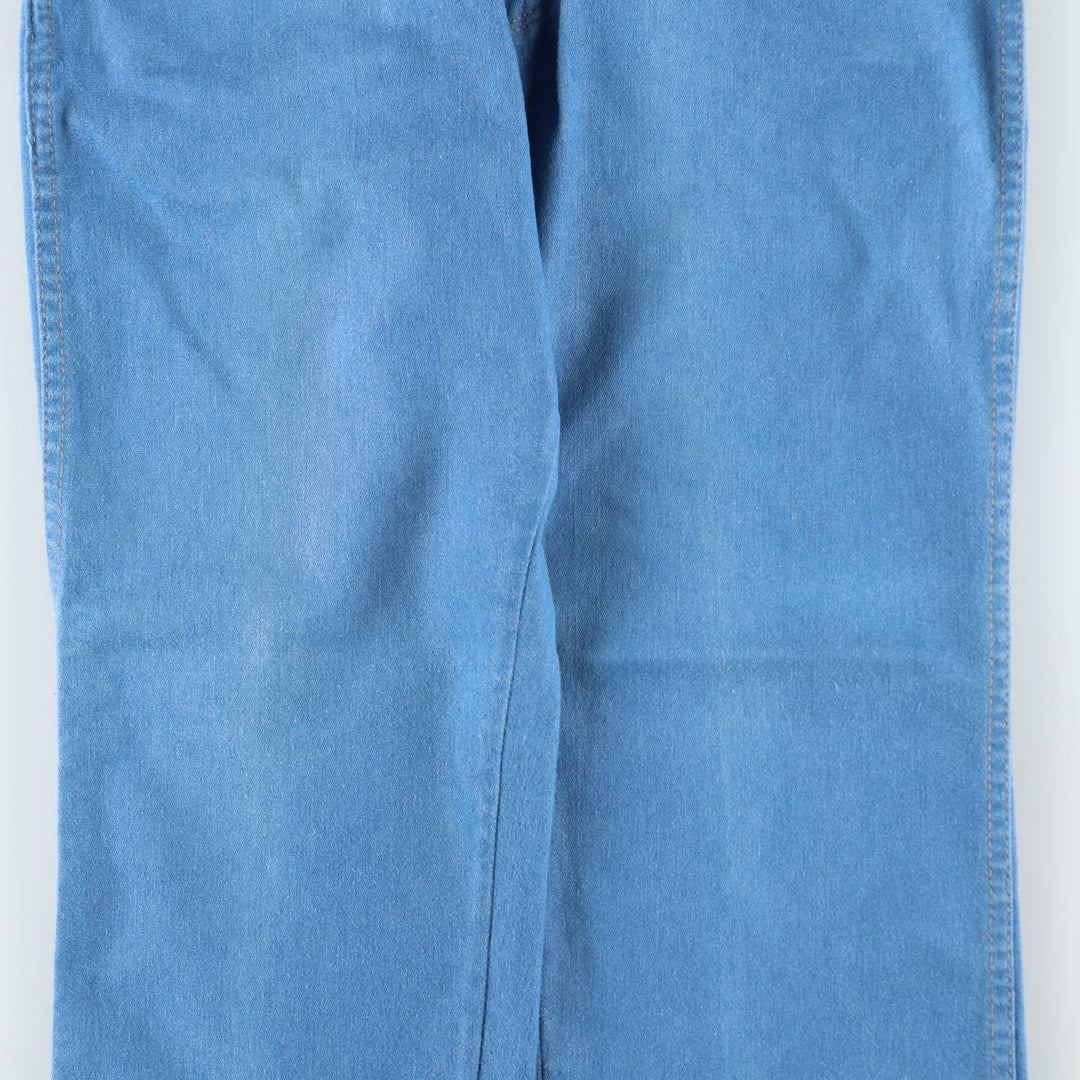 80s-90'S Wrangler Straight Denim Pants, Made in USA, Men's, W35, Vintage unclear blue type Vintage Second Hand