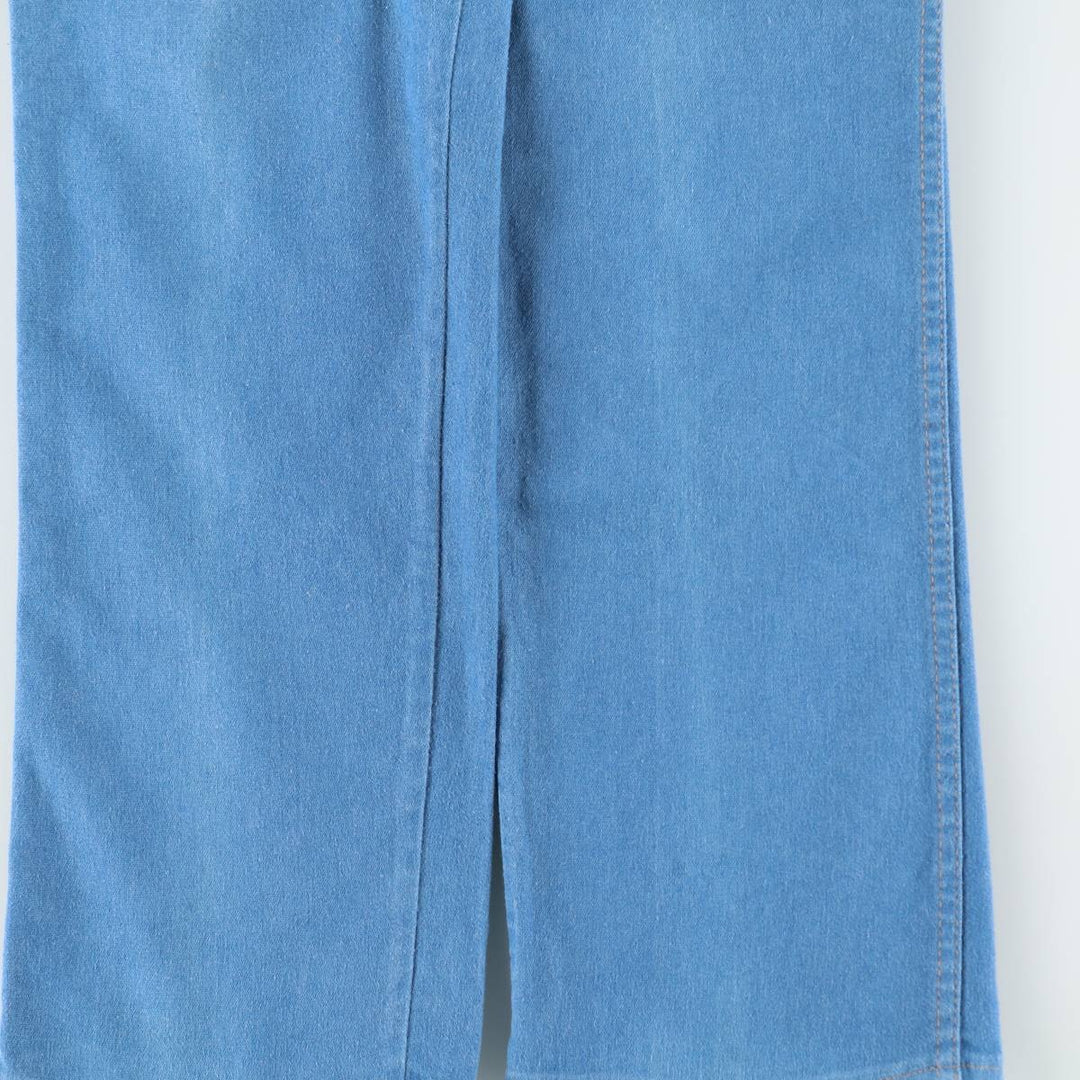 80s-90'S Wrangler Straight Denim Pants, Made in USA, Men's, W35, Vintage unclear blue type Vintage Second Hand
