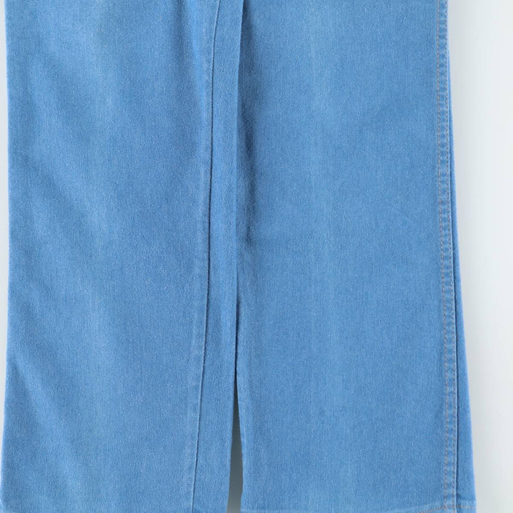 80s-90'S Wrangler Straight Denim Pants, Made in USA, Men's, W35, Vintage unclear blue type Vintage Second Hand