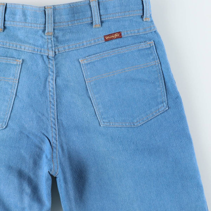 80s-90'S Wrangler Straight Denim Pants, Made in USA, Men's, W35, Vintage unclear blue type Vintage Second Hand