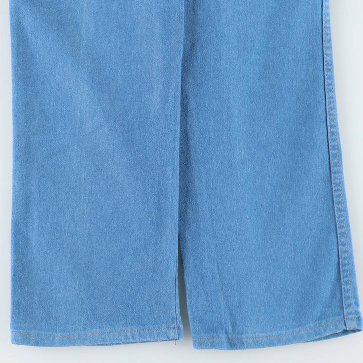 80s-90'S Wrangler Straight Denim Pants, Made in USA, Men's, W35, Vintage unclear blue type Vintage Second Hand