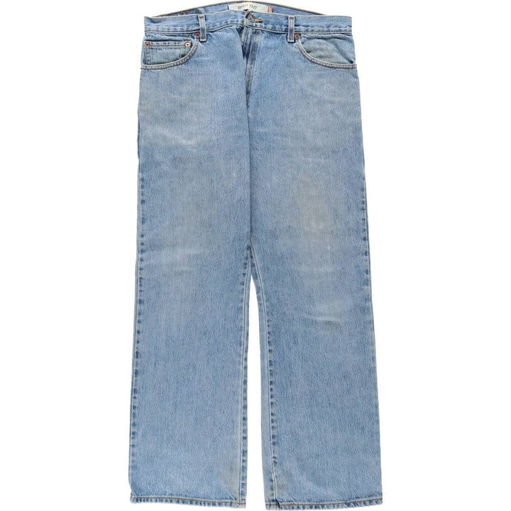 00'S Levi's 517 BOOT CUT Bootcut denim pants for men, size w35 cotton blue type Vintage Second Hand