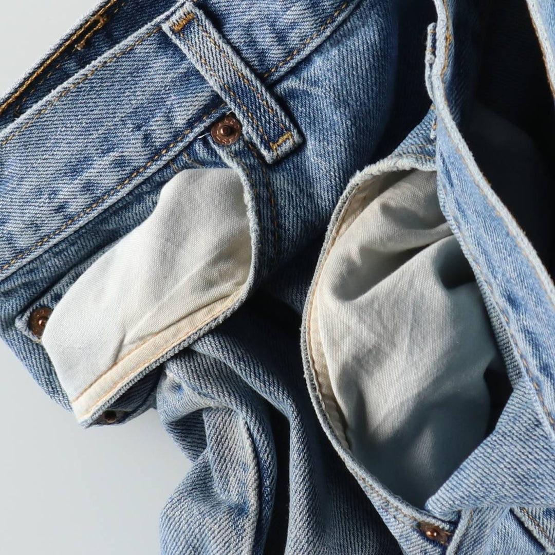 00'S Levi's 517 BOOT CUT Bootcut denim pants for men, size w35 cotton blue type Vintage Second Hand