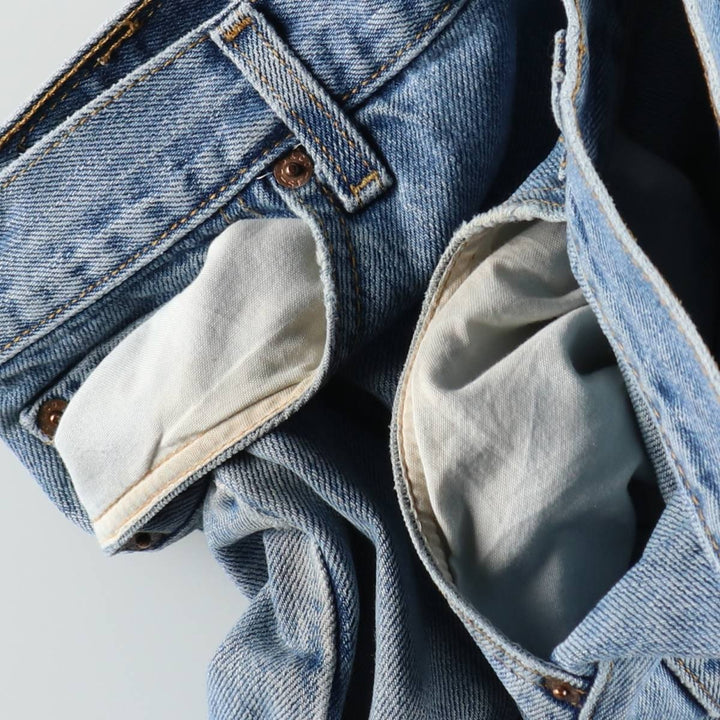 00'S Levi's 517 BOOT CUT Bootcut denim pants for men, size w35 cotton blue type Vintage Second Hand