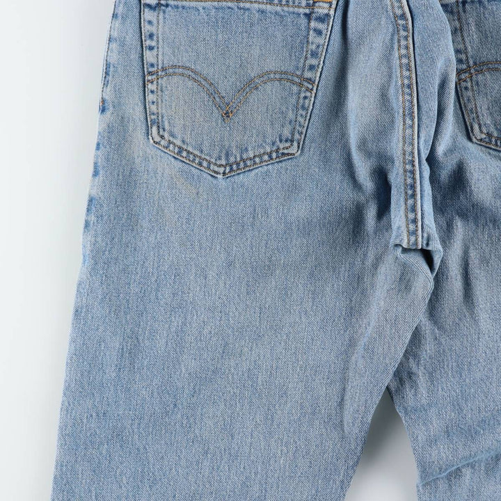 00'S Levi's 517 BOOT CUT Bootcut denim pants for men, size w35 cotton blue type Vintage Second Hand