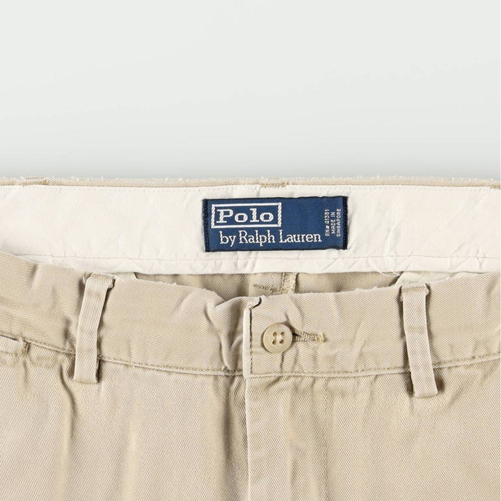 Ralph Lauren POLO by Ralph Lauren Chino Pants Men's W34 equivalent cotton Beige type Vintage Second Hand