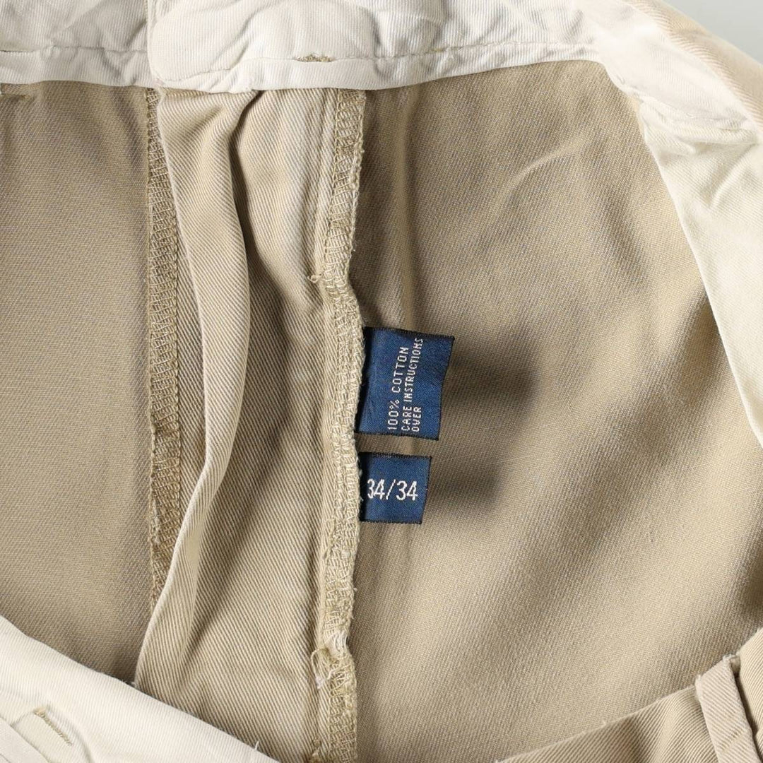 Ralph Lauren POLO by Ralph Lauren Chino Pants Men's W34 equivalent cotton Beige type Vintage Second Hand