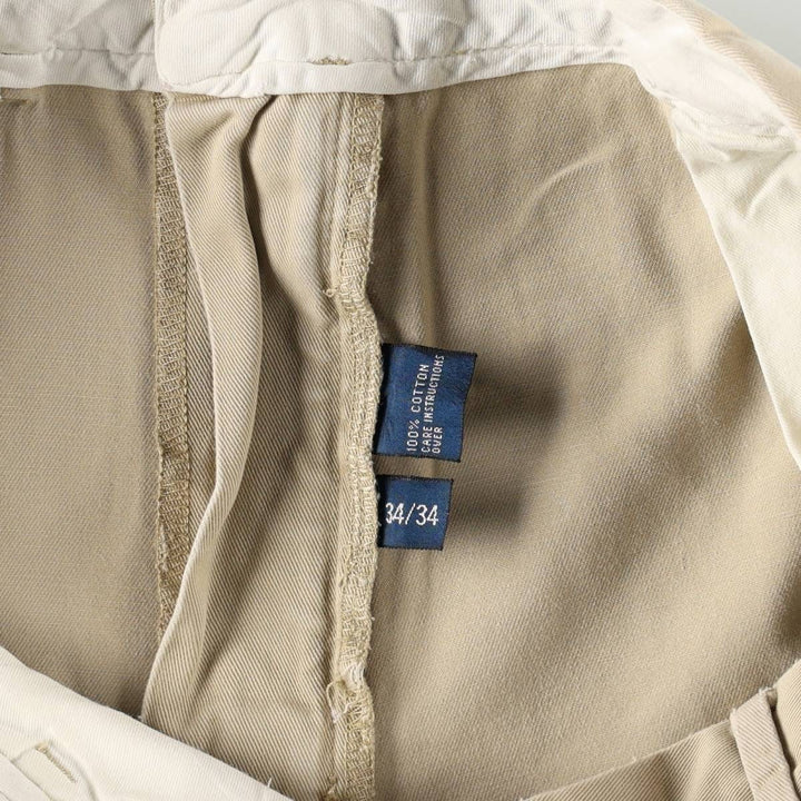 Ralph Lauren POLO by Ralph Lauren Chino Pants Men's W34 equivalent cotton Beige type Vintage Second Hand
