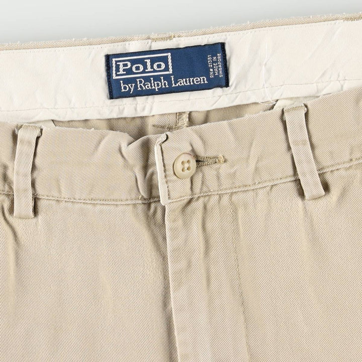 Ralph Lauren POLO by Ralph Lauren Chino Pants Men's W34 equivalent cotton Beige type Vintage Second Hand