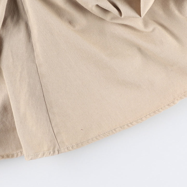 ~90'S Circle T By Marilyn Lenox Puff Hem Chino Cotton Half-Length A-Line Skirt, Made in USA, Women's Size M (approx.) cotton Beige type Vintage Second Hand