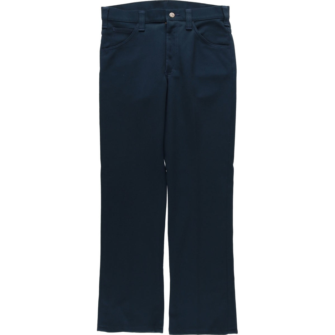 70s-80'S Lee Flare Pants, Men's Size W32 (approx.), Vintage unclear navy blue type Vintage Second Hand
