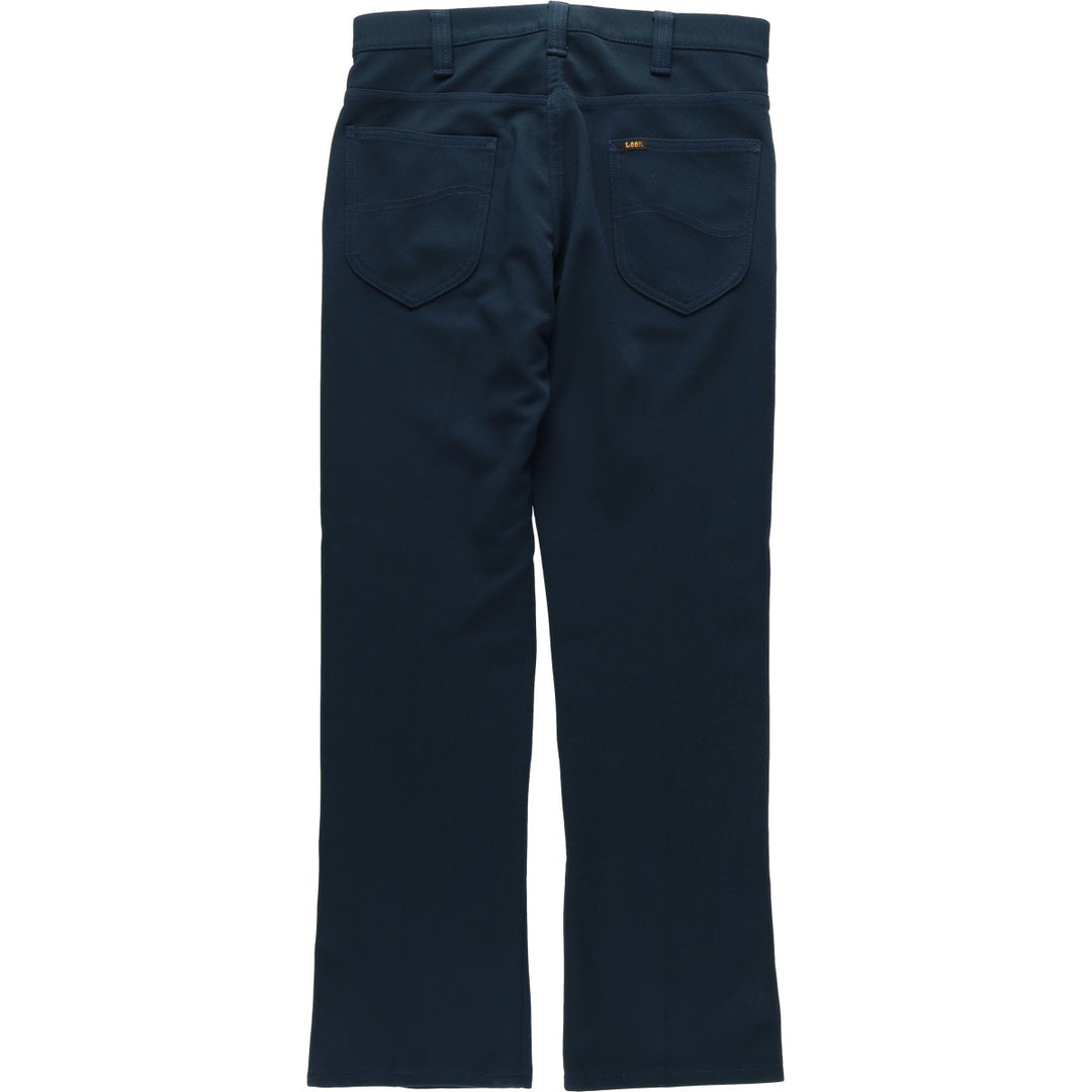 70s-80'S Lee Flare Pants, Men's Size W32 (approx.), Vintage unclear navy blue type Vintage Second Hand