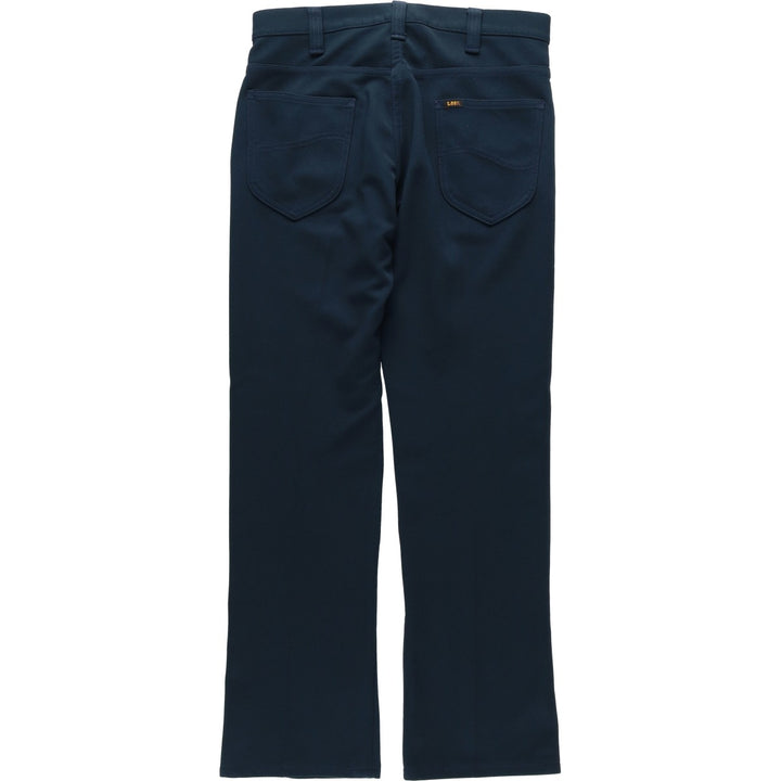 70s-80'S Lee Flare Pants, Men's Size W32 (approx.), Vintage unclear navy blue type Vintage Second Hand