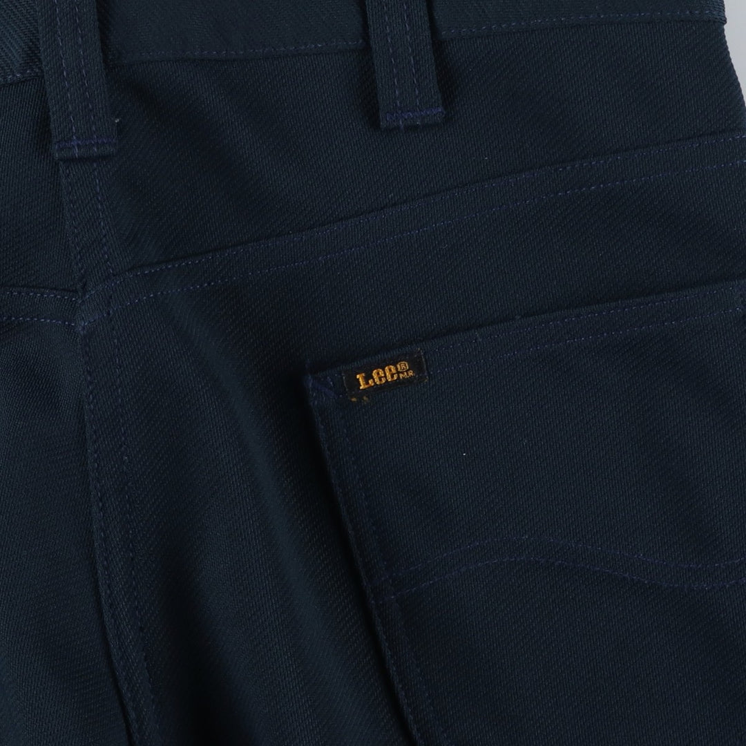 70s-80'S Lee Flare Pants, Men's Size W32 (approx.), Vintage unclear navy blue type Vintage Second Hand