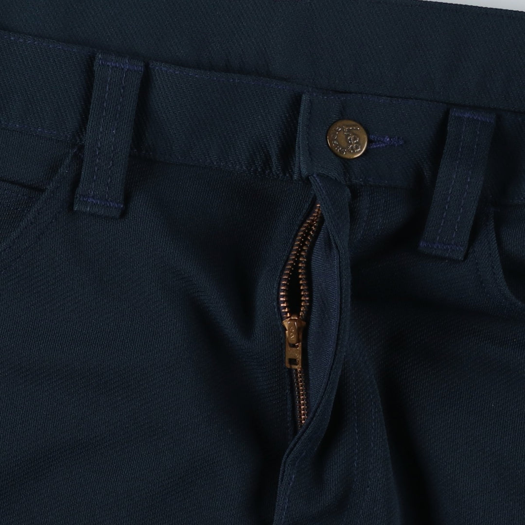 70s-80'S Lee Flare Pants, Men's Size W32 (approx.), Vintage unclear navy blue type Vintage Second Hand