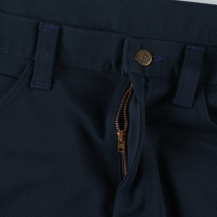 70s-80'S Lee Flare Pants, Men's Size W32 (approx.), Vintage unclear navy blue type Vintage Second Hand