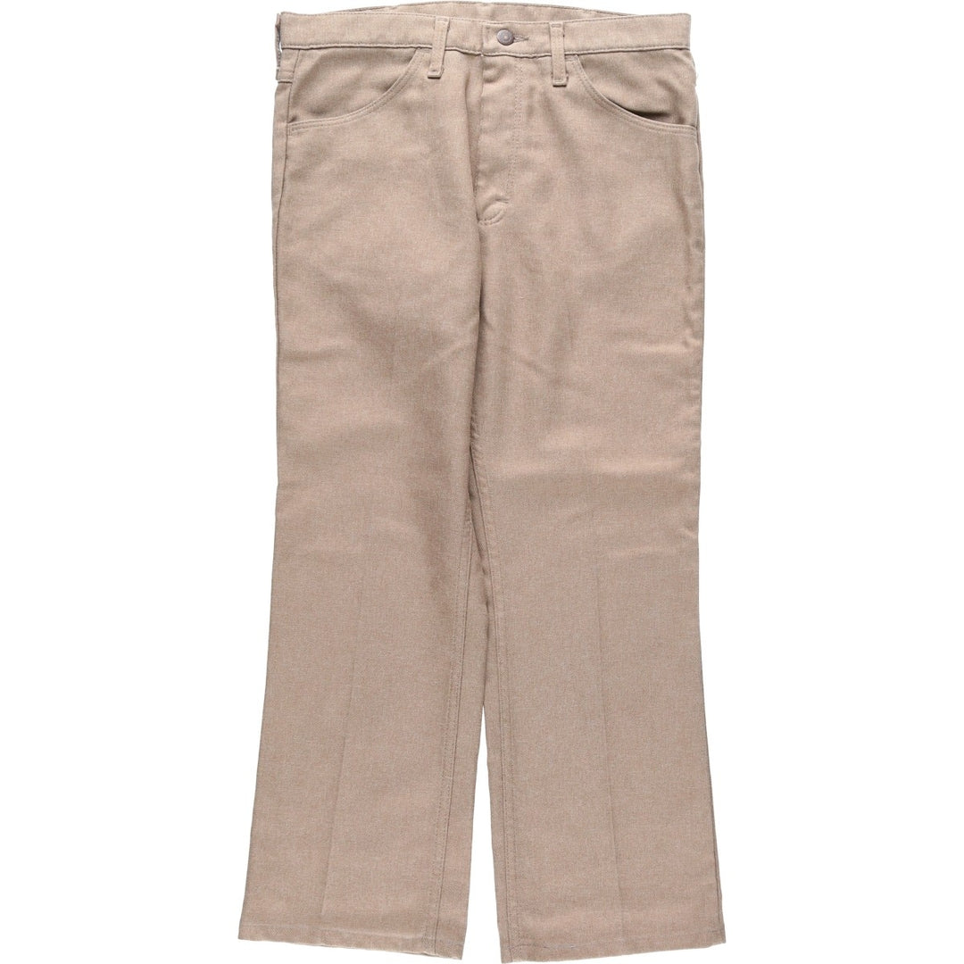 Vintage 90s-00'S Wrangler Dress Jeans, Men's Size W32 (approx.) polyester brown type Vintage Second Hand
