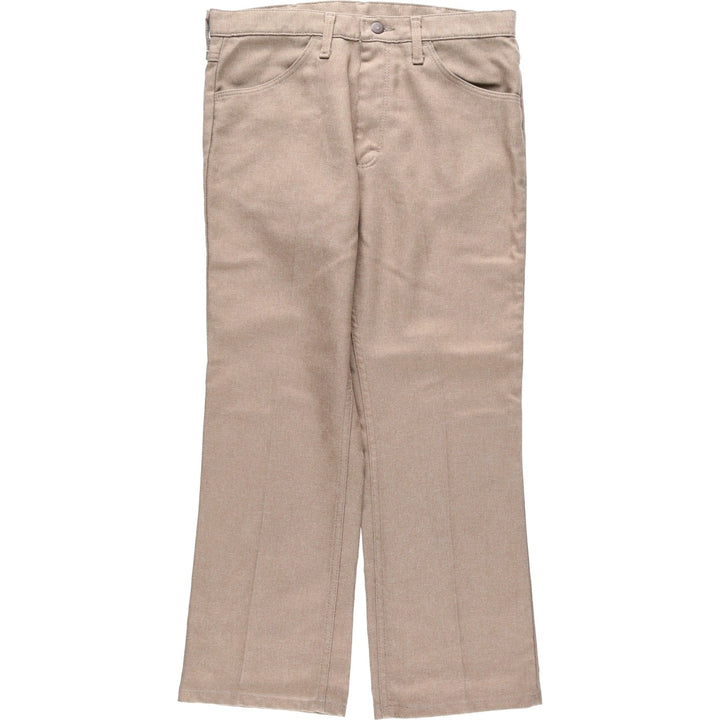 Vintage 90s-00'S Wrangler Dress Jeans, Men's Size W32 (approx.) polyester brown type Vintage Second Hand
