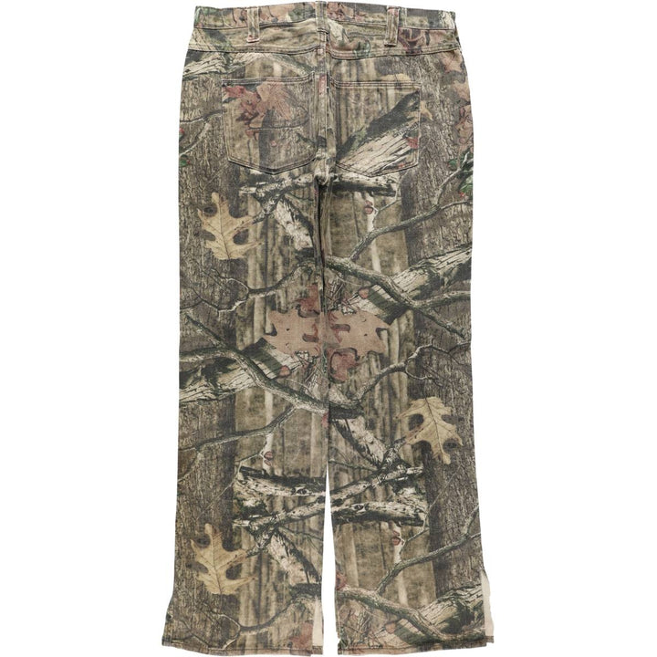 Civilian-made MOSSY OAK BREAK-UP INFINITY camouflage pattern Real Tree camo military pants, men's size W36 (approx.) cotton Khaki type Vintage Second Hand