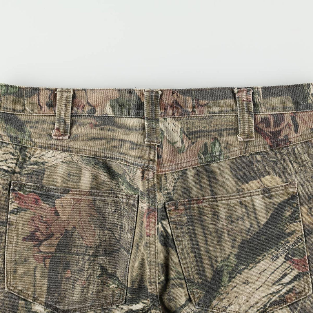 Civilian-made MOSSY OAK BREAK-UP INFINITY camouflage pattern Real Tree camo military pants, men's size W36 (approx.) cotton Khaki type Vintage Second Hand
