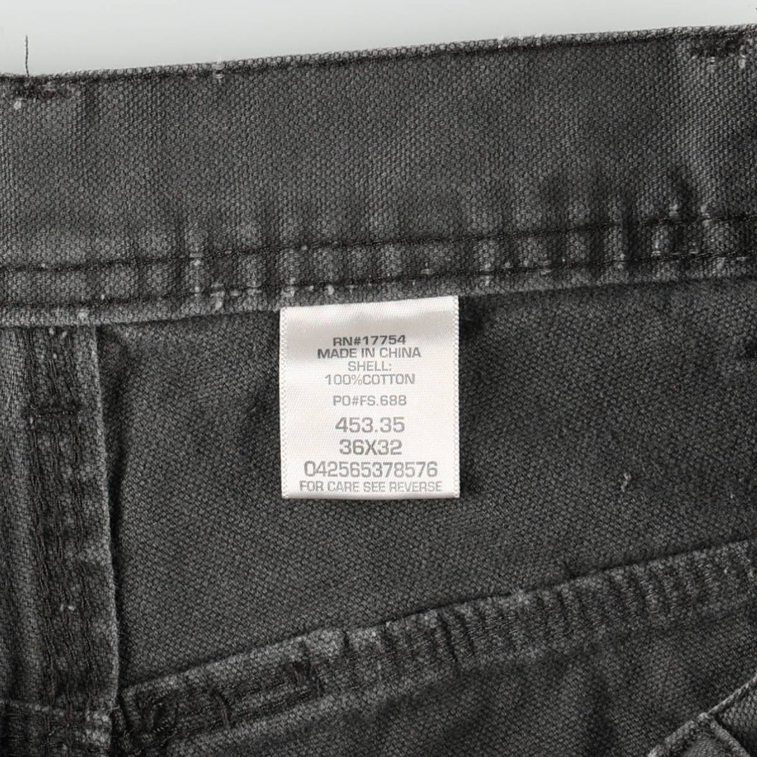 Key Duck Painter Pants Men's W36 (approx.) cotton Charcoal Vintage Second Hand