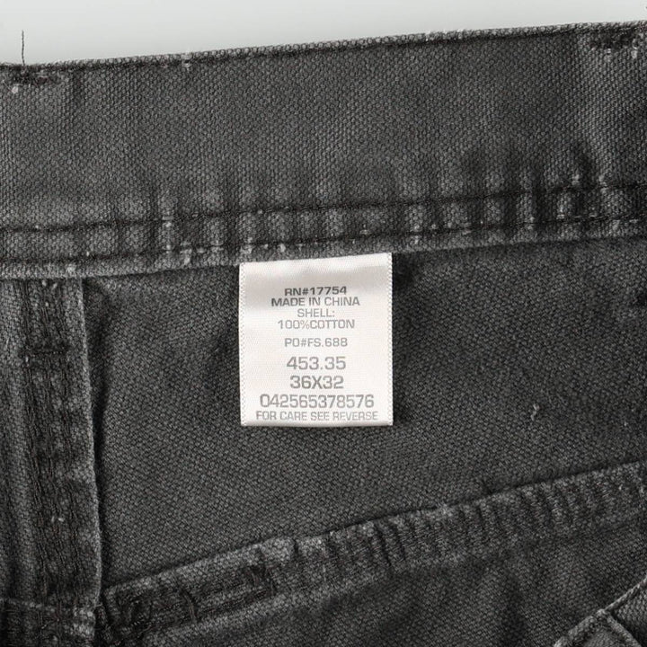 Key Duck Painter Pants Men's W36 (approx.) cotton Charcoal Vintage Second Hand