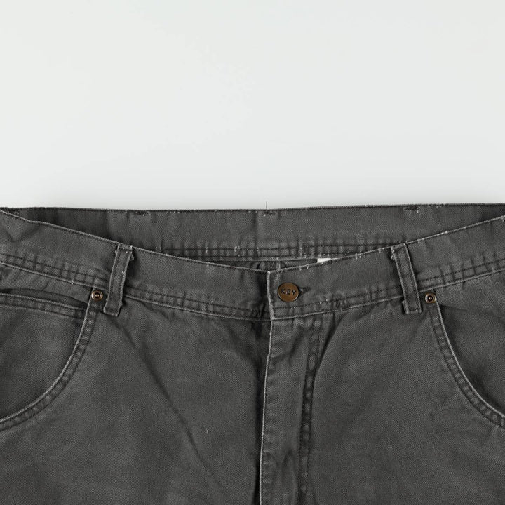 Key Duck Painter Pants Men's W36 (approx.) cotton Charcoal Vintage Second Hand