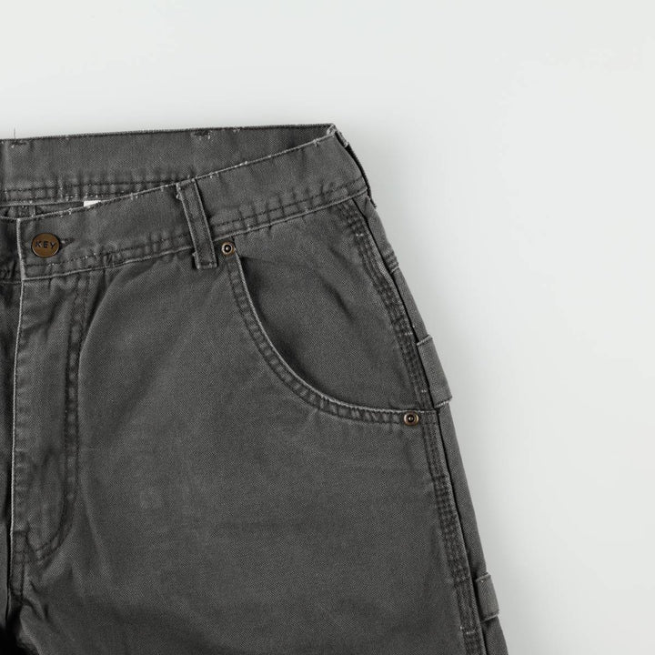 Key Duck Painter Pants Men's W36 (approx.) cotton Charcoal Vintage Second Hand