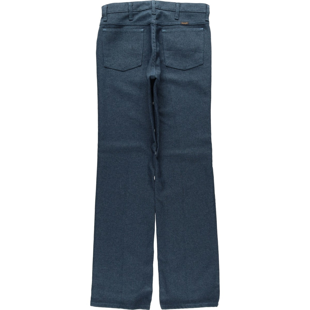 Vintage 90s-00'S Wrangler Dress Jeans, Men's Size W32 (approx.) polyester navy blue type Vintage Second Hand