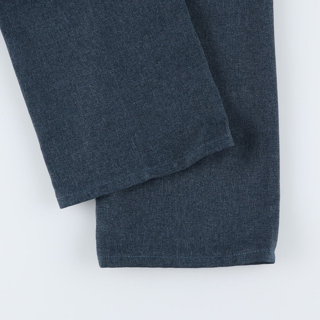 Vintage 90s-00'S Wrangler Dress Jeans, Men's Size W32 (approx.) polyester navy blue type Vintage Second Hand