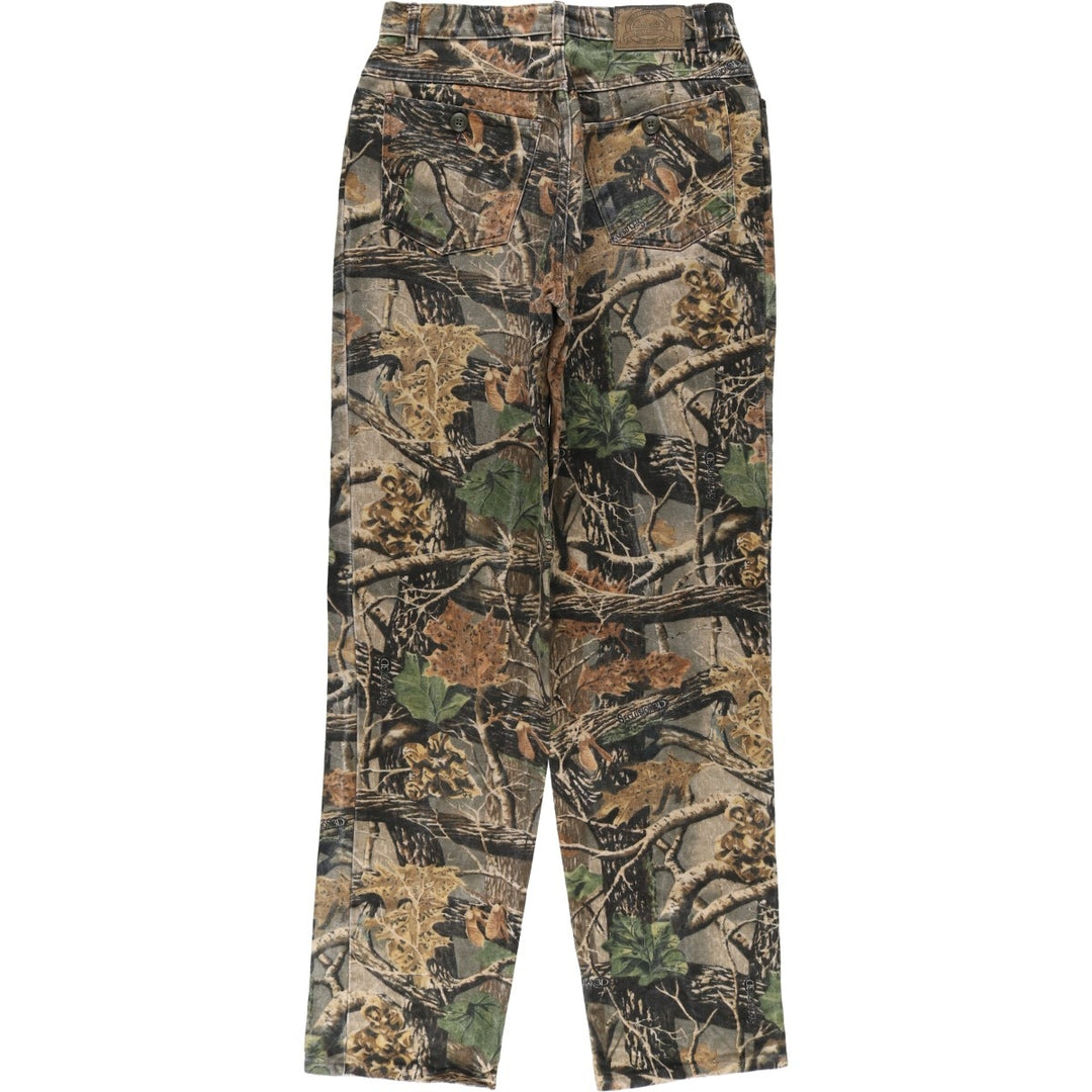 90s-00'S Cabelas Realtree Camo Denim Pants, Men's, Vintage, Size W30 cotton multicolor Vintage Second Hand