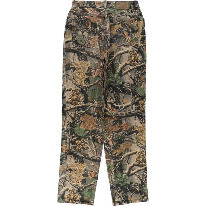 90s-00'S Cabelas Realtree Camo Denim Pants, Men's, Vintage, Size W30 cotton multicolor Vintage Second Hand
