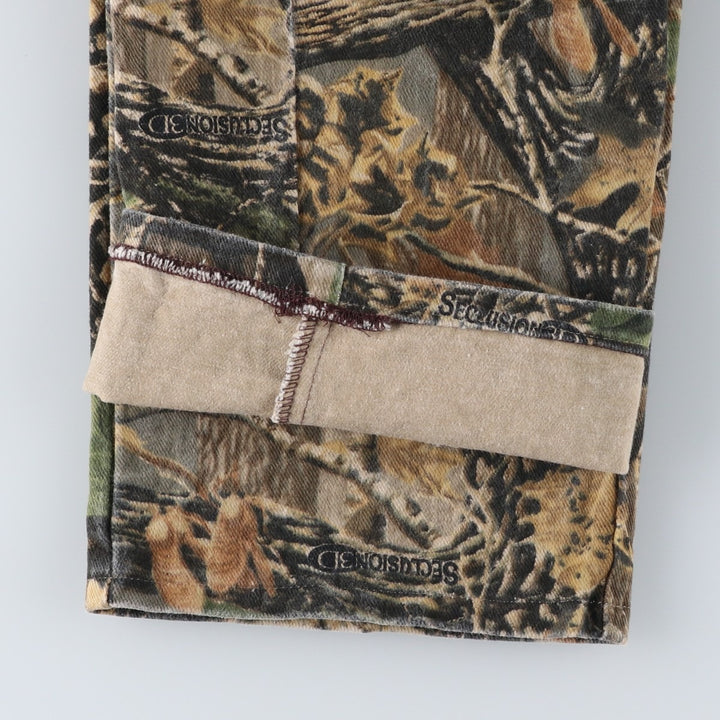 90s-00'S Cabelas Realtree Camo Denim Pants, Men's, Vintage, Size W30 cotton multicolor Vintage Second Hand