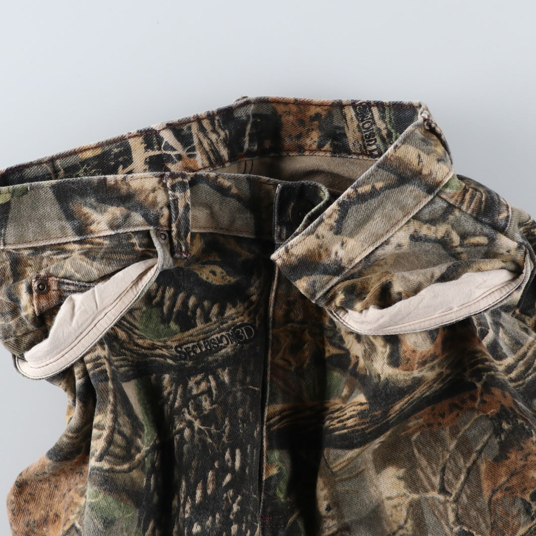 90s-00'S Cabelas Realtree Camo Denim Pants, Men's, Vintage, Size W30 cotton multicolor Vintage Second Hand