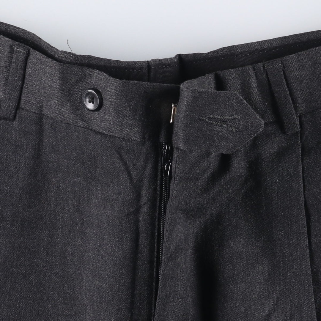 JOS.A.BANK EXECUTIVE COLLECTION Two-pleat Slacks, Men's, Size W34 unclear black type Vintage Second Hand