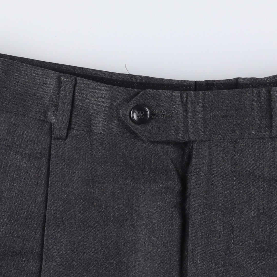 JOS.A.BANK EXECUTIVE COLLECTION Two-pleat Slacks, Men's, Size W34 unclear black type Vintage Second Hand
