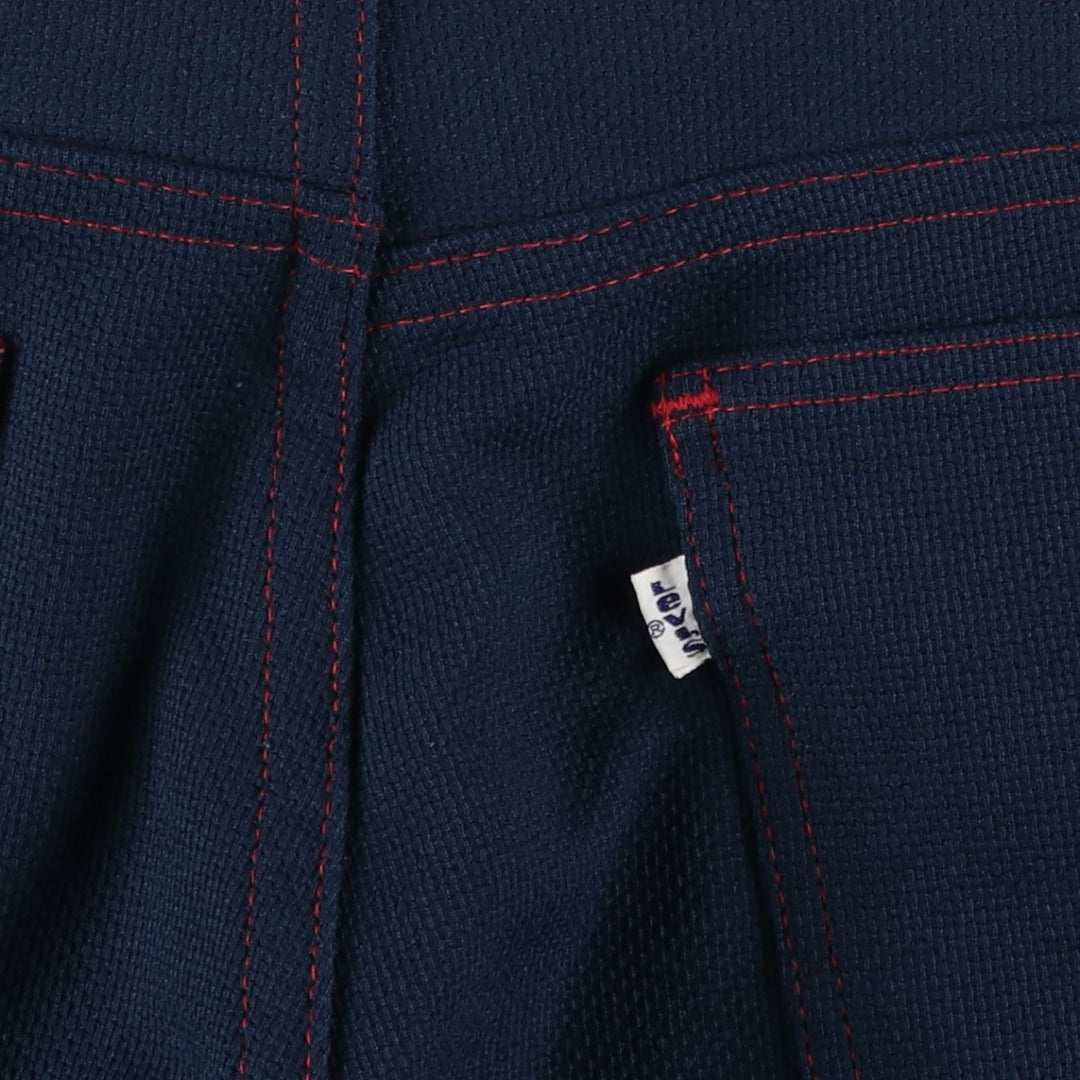 Vintage 1980'S Levi's Gentleman's Jeans flared pants, men's size W34. unclear navy blue type Vintage Second Hand