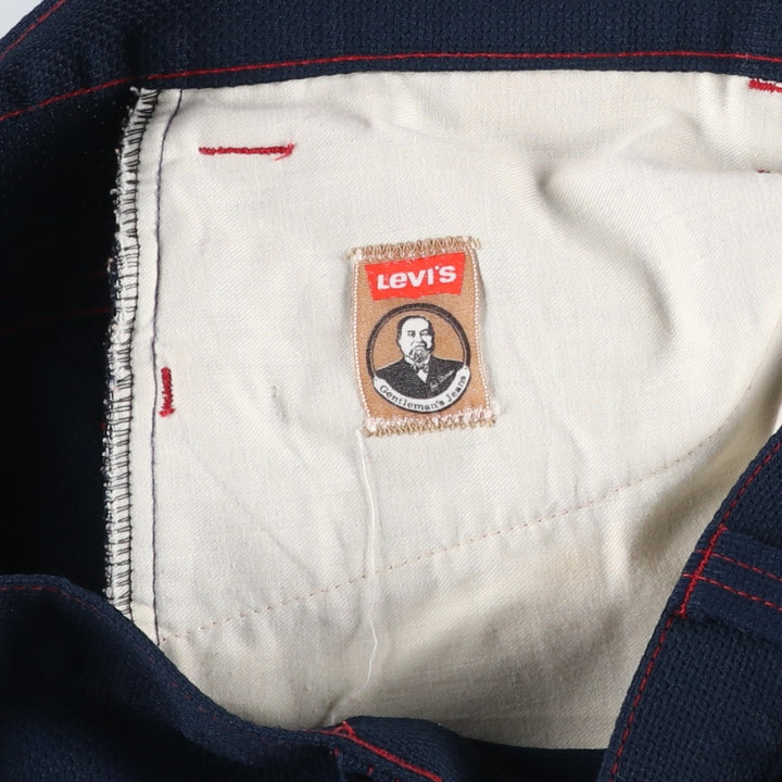 Vintage 1980'S Levi's Gentleman's Jeans flared pants, men's size W34. unclear navy blue type Vintage Second Hand