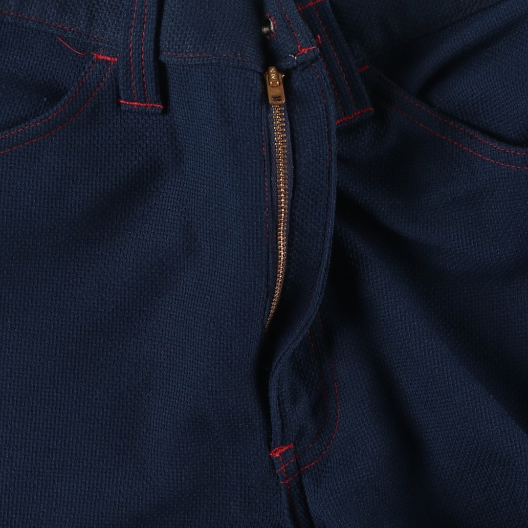Vintage 1980'S Levi's Gentleman's Jeans flared pants, men's size W34. unclear navy blue type Vintage Second Hand