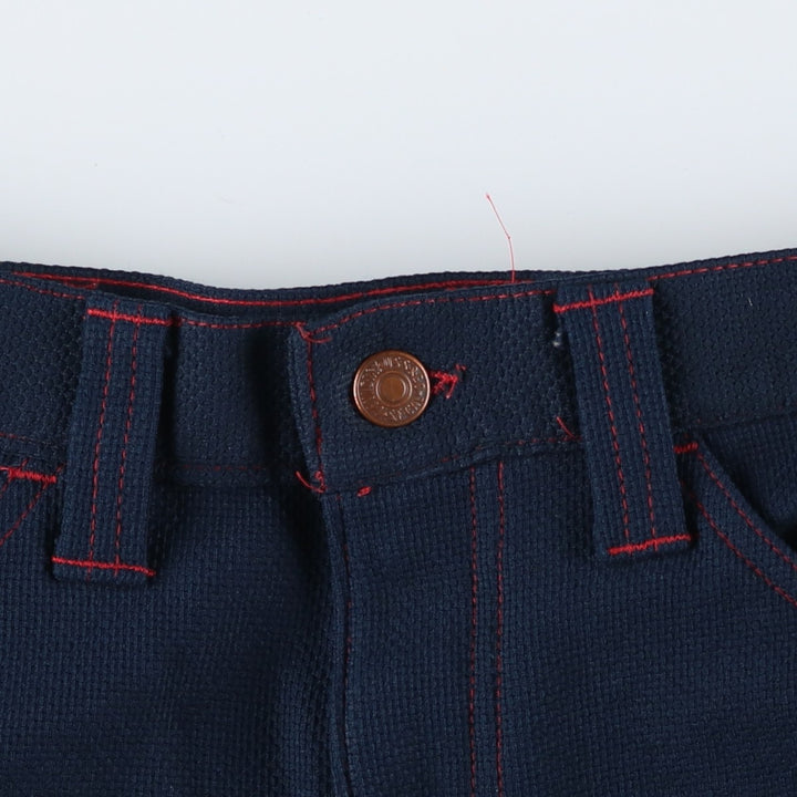 Vintage 1980'S Levi's Gentleman's Jeans flared pants, men's size W34. unclear navy blue type Vintage Second Hand