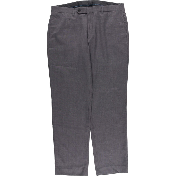 Ralph Lauren POLO RALPH LAUREN Men's Slacks, Size W34 polyester gray type Vintage Second Hand