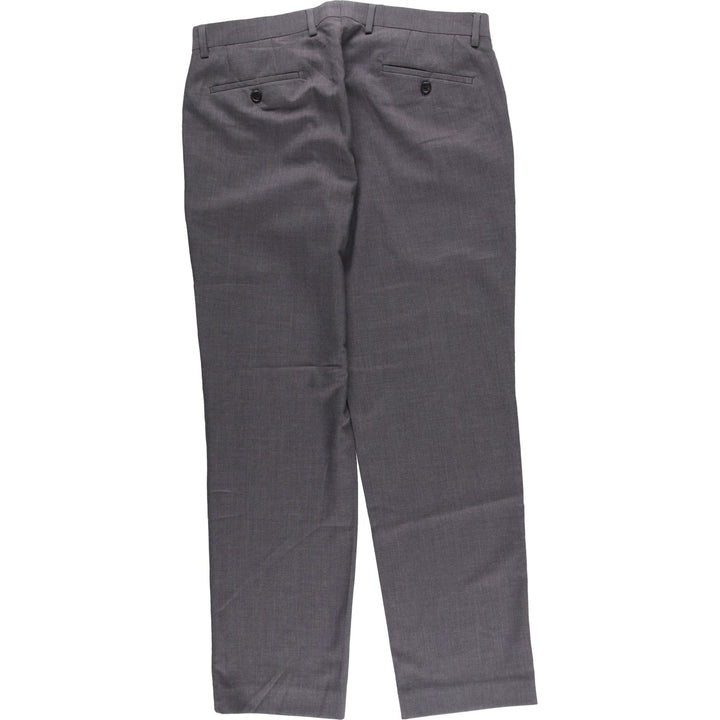 Ralph Lauren POLO RALPH LAUREN Men's Slacks, Size W34 polyester gray type Vintage Second Hand