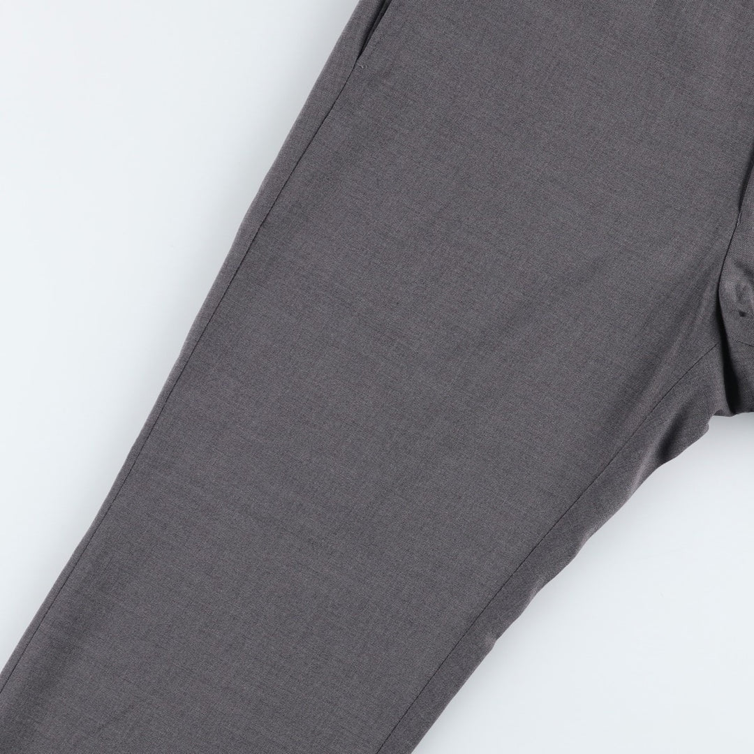 Ralph Lauren POLO RALPH LAUREN Men's Slacks, Size W34 polyester gray type Vintage Second Hand