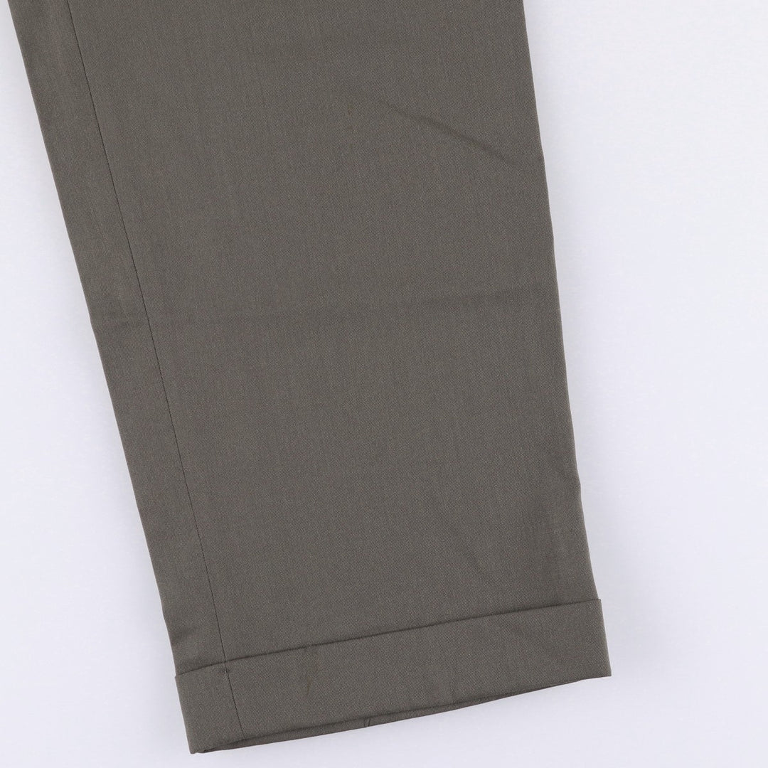 Calvin Klein One-Tuck Slacks, Men's Size W32 unclear gray type Vintage Second Hand