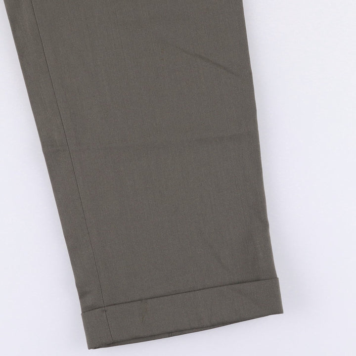 Calvin Klein One-Tuck Slacks, Men's Size W32 unclear gray type Vintage Second Hand