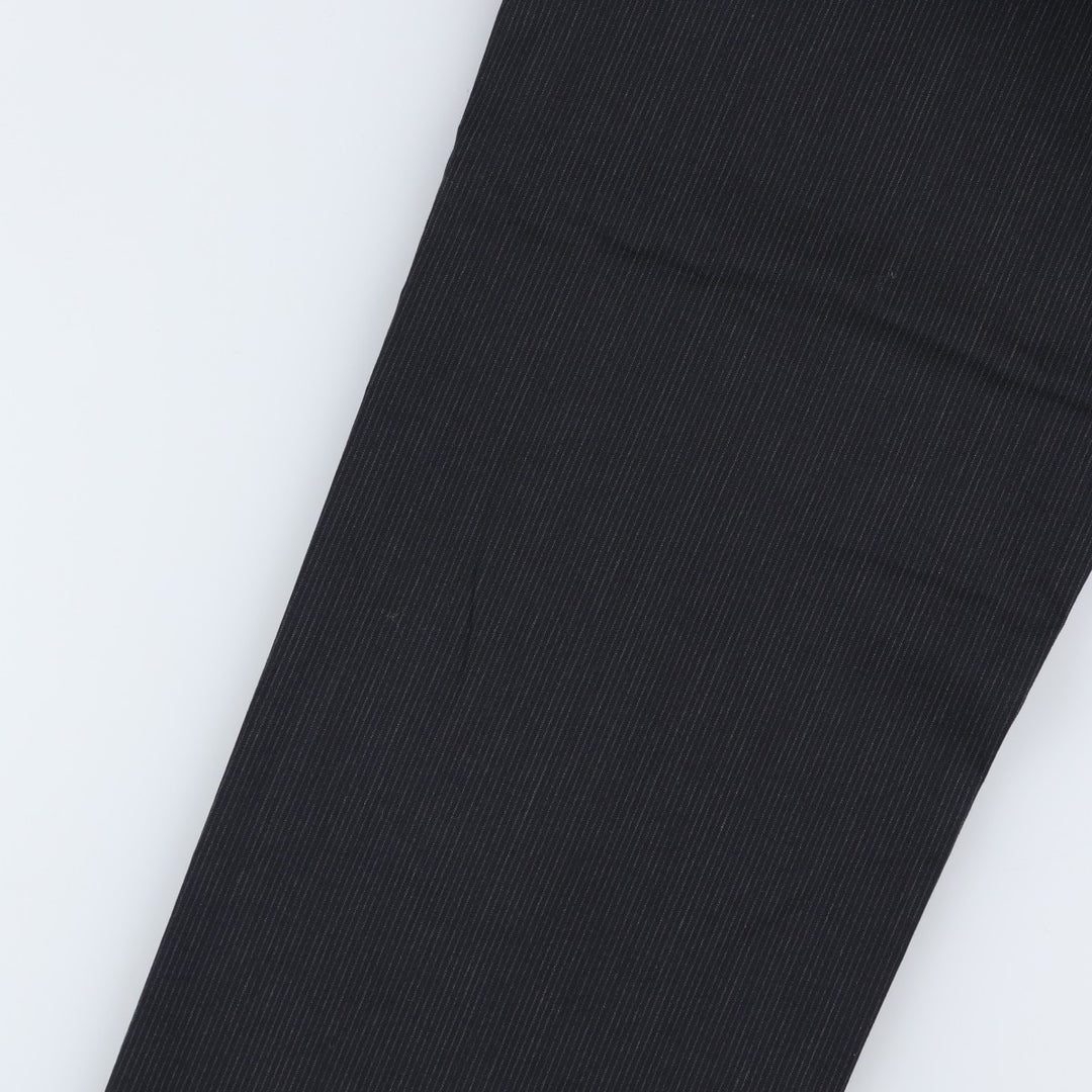 2000s~ Calvin Klein Striped Wool Pants, Men's Size W33 wool black type Vintage Second Hand