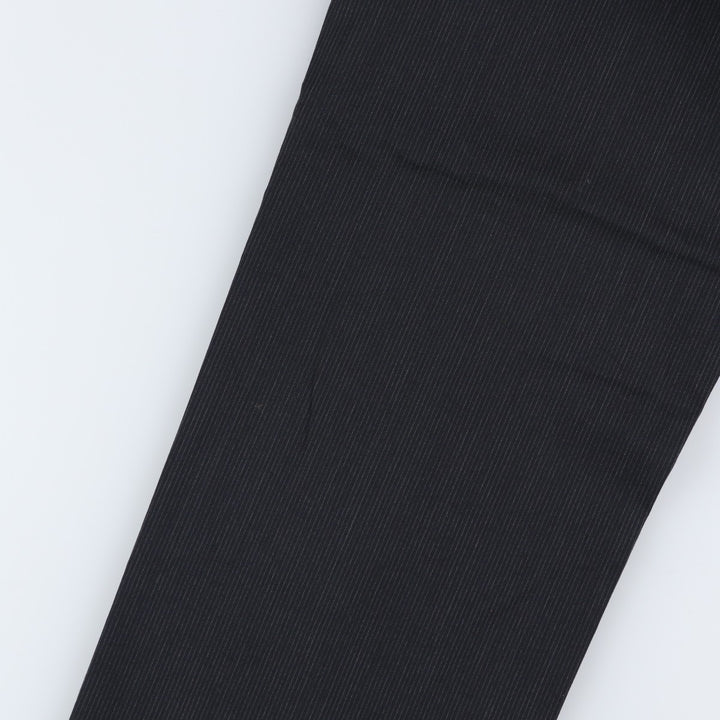 2000s~ Calvin Klein Striped Wool Pants, Men's Size W33 wool black type Vintage Second Hand