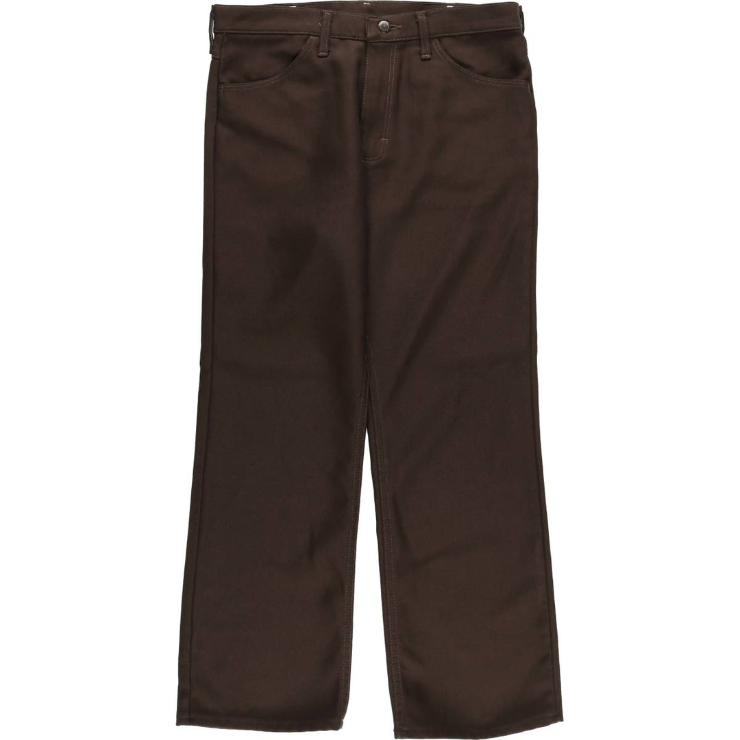 Wrangler Rancher Dress Jeans, Men's Slacks, Size W34 unclear brown type Vintage Second Hand